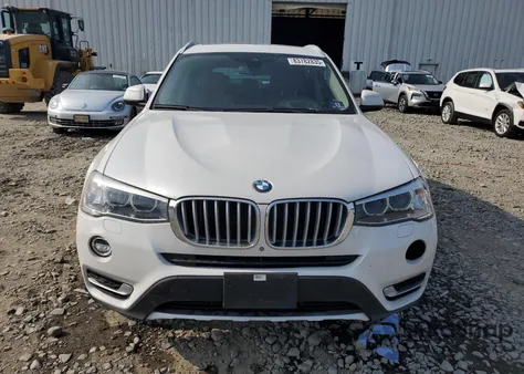 2017 BMW X3 xDrive28I из США, поврежденный, VIN 5UXWX9C52H0T12316